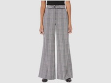  600 Boutique Moschino Women's White High-Waist wide Leg Dress Pants Size 10