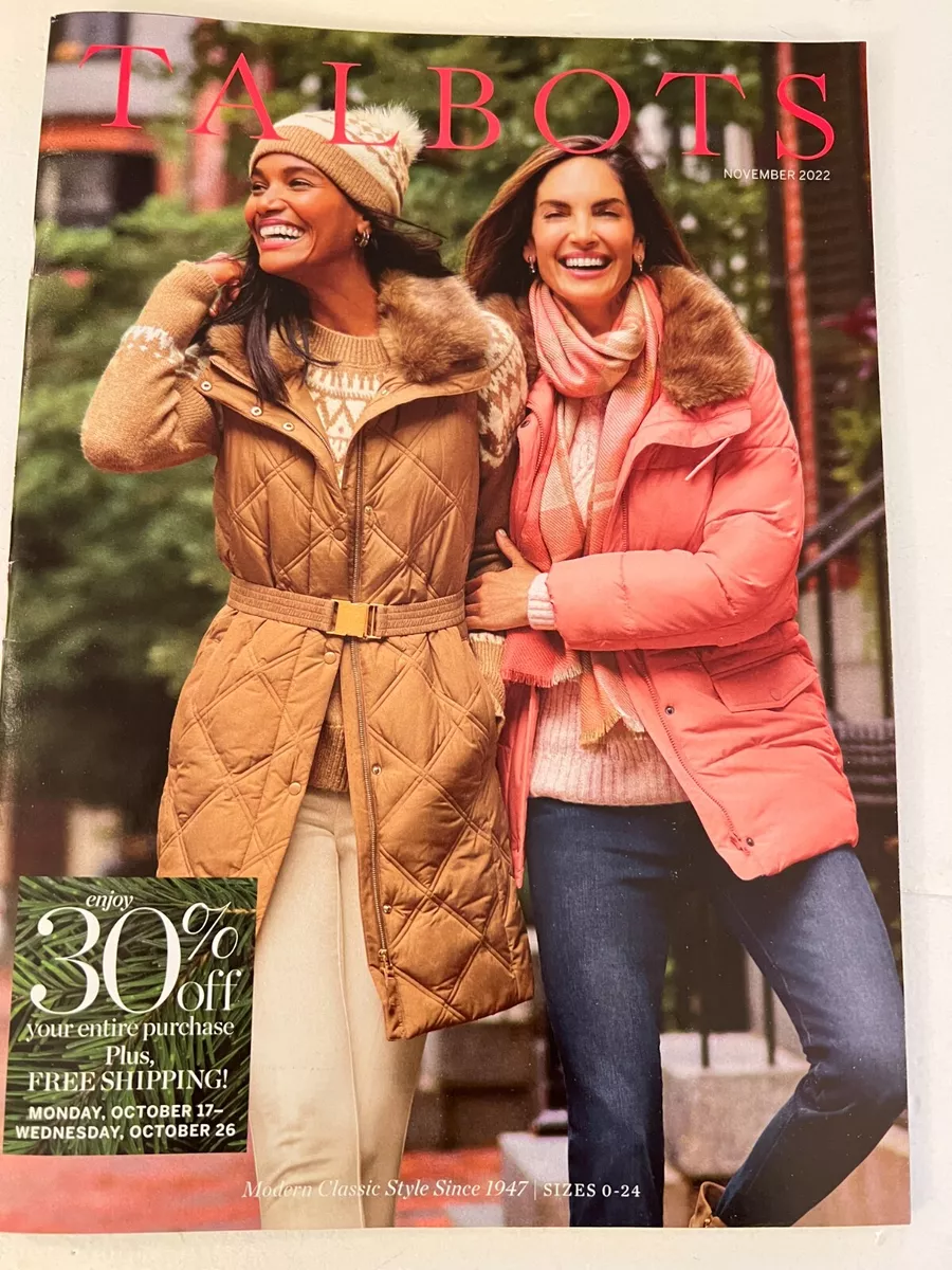 New Talbots Holiday Catalog November 2022 Ladies Clothing Styles & Ideas