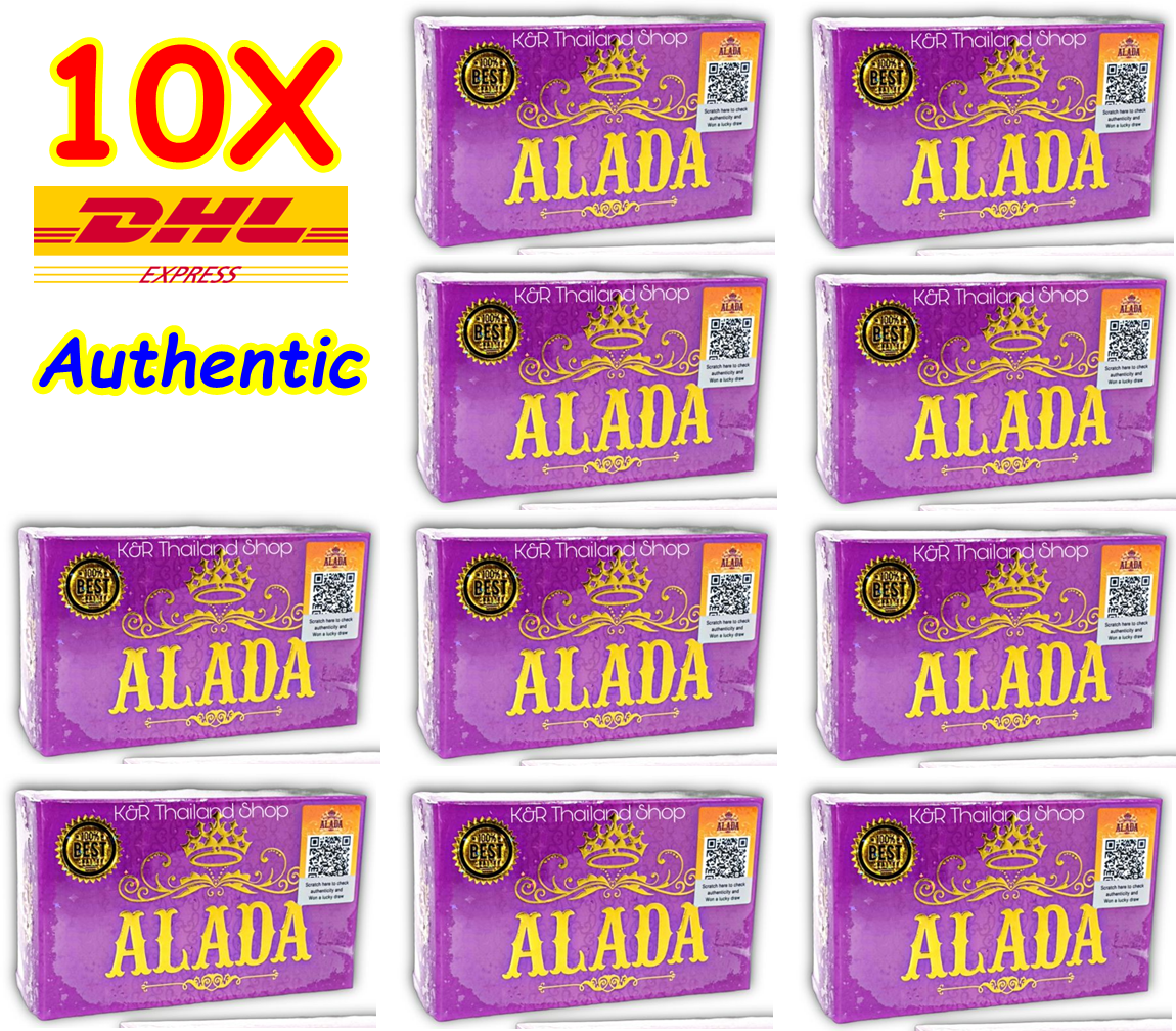 10X ALADA Whitening Soap Authentic 100% Naturals Nourishing