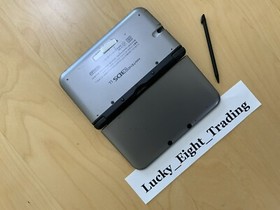 Nintendo 3DS XL LL Silver Black Console Stylus Japanese ver [H]