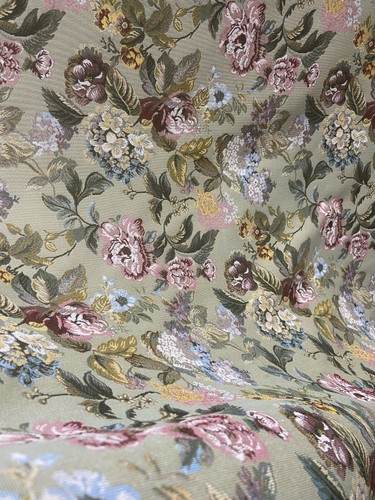 Jacquard Fabric Floral, 54" Wide, for Upholstery Window, Crafts, Sold by Yard - Picture 3 of 7