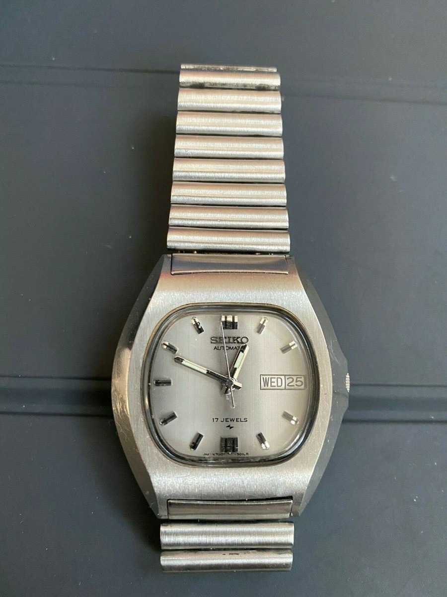 SEIKO Automatic 17 Jewels 7009-5010 Men's Watch Stainless Steel