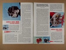 1967 Garcia-Mitchell Ambassadeur Abu Fishing Reels 8 page vintage print Ad