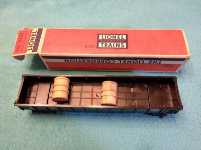 LIONEL TRAINS NEW YORK CENTRAL GONDOLA CAR 6462 Variation E of the Type 1c BLACK