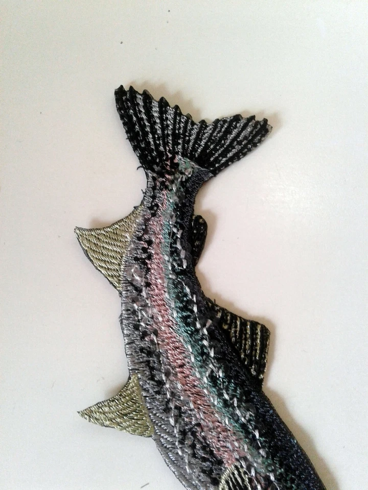 Fish Handmade Embroidered Patch for Jacket - Image 3 of 4