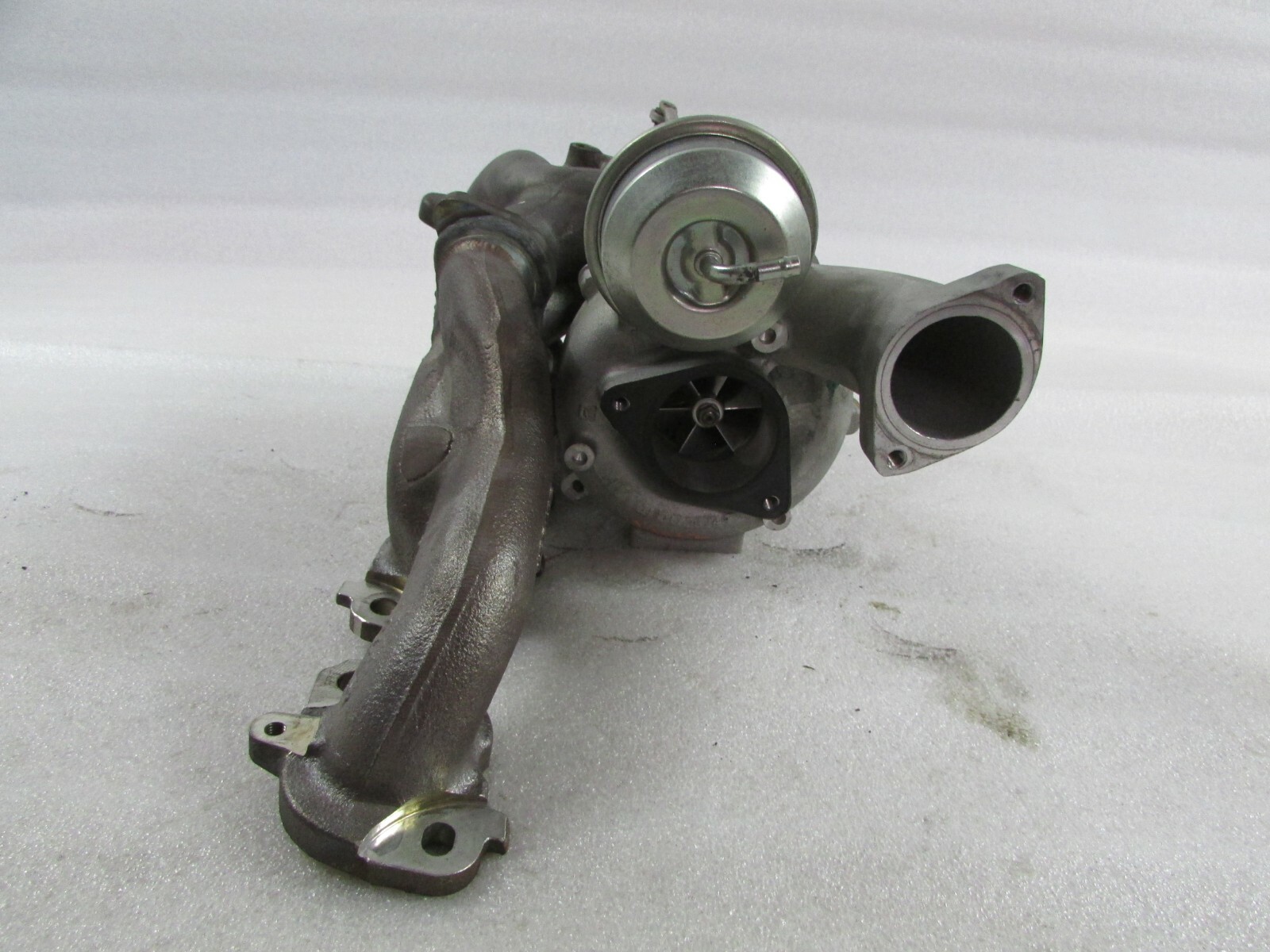 Ferrari California T, LH, Left Exhaust Manifold and Turbo, Used, P/N 317018