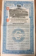 Vorarlberger Illwerke Aktiengesellschaft 500 funtów nr 909 v. 1.2.1929