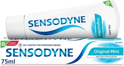 Sensodyne Toothpaste Daily Care Sensitive Toothpaste 75ml Original Mint UK