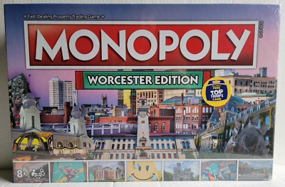 Monopoly Worcester Edition Board Game by Hasbro - Brand New/Sealed