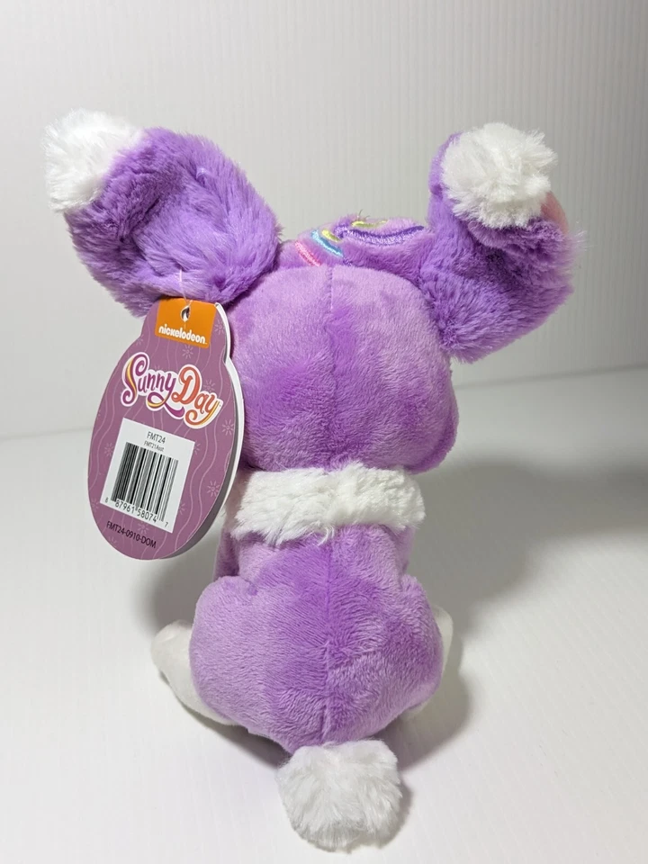 Nickelodeon Sunny Day Rox's Bunny Purple Plush - Matel Rabbit 7" Cute Gift - Image 3 of 4