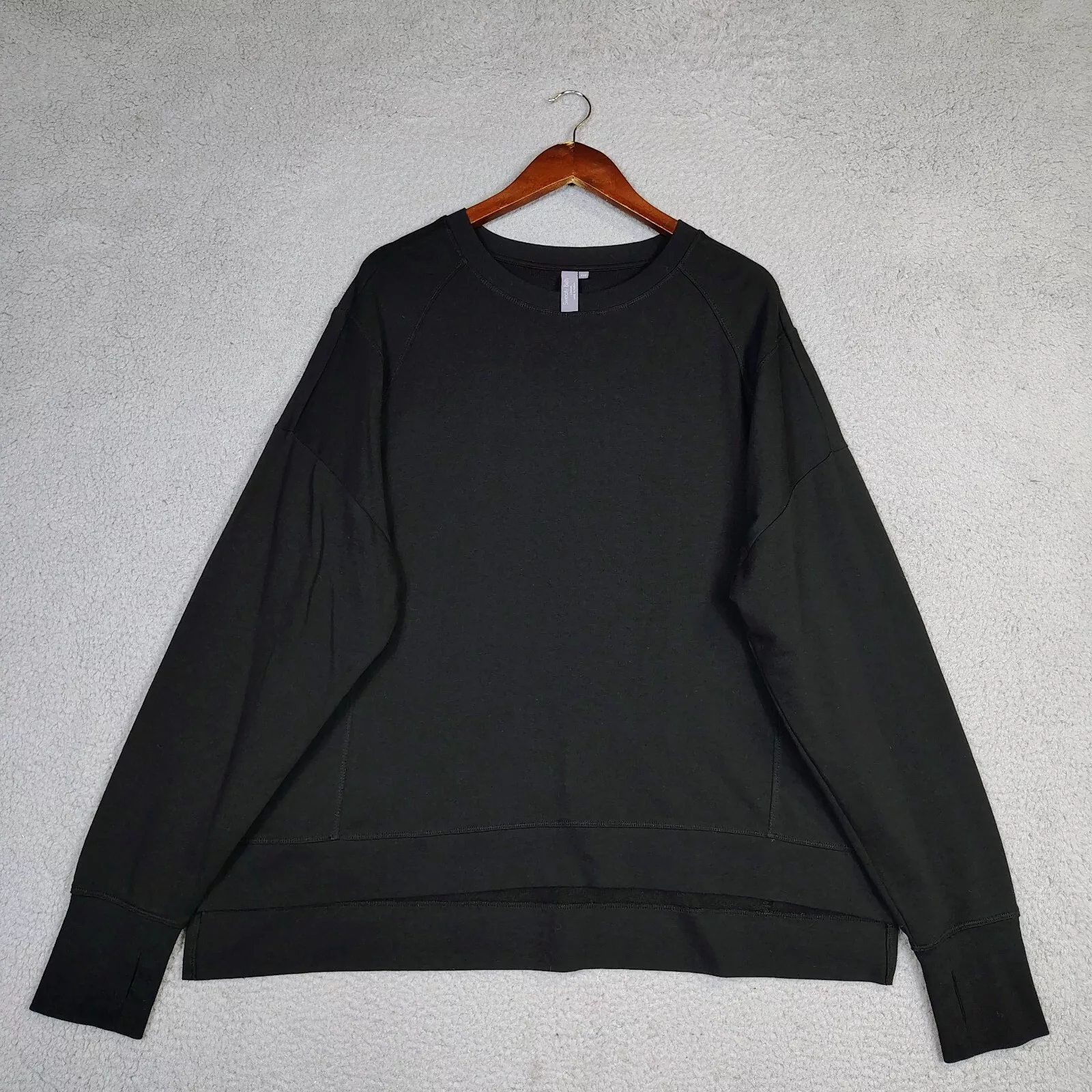 sweaty-betty after class longline lagenlook active sweatshirt