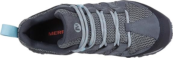 Scarpe da trekking impermeabili Merrell Gore Tex da donna tutte le taglie grigie da passeggio prezzo consigliato £ 140
