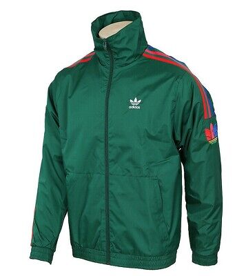 NEW Adidas Originals 3D Trefoil 3-Stripes Track Jacket Dark Green GE0847  SIZE XL | eBay