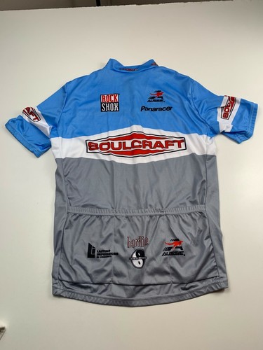 Aussie Mens Blue Zip Up Short Sleeve Work Casual Tee Basic T Shirt Large Biking - Picture 5 of 7