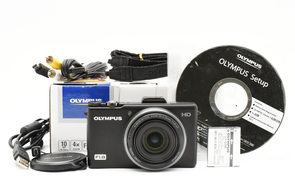 Olympus XZ-1 Black 10MP Stylus Compact Digital Camera From Japan