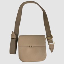 Borsa a tracolla Tom Ford donna beige Tara in pelle a grana media $2290