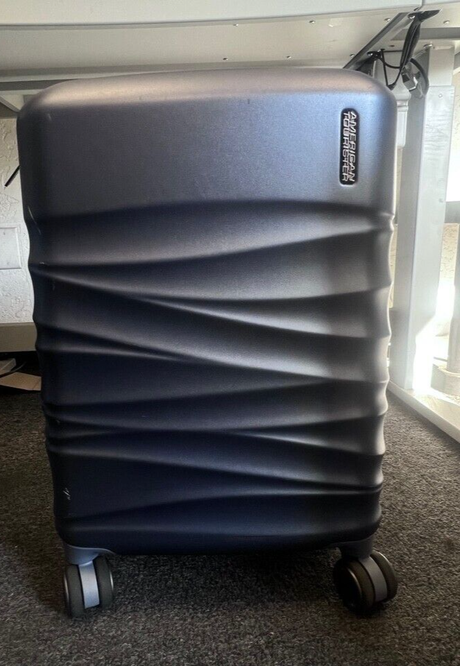 American Tourister Tranquil 3piece Hardside Luggage Set Slate Blue