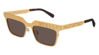 Stella Mccartney Sonnenbrille SC0237S 001 Gold Braun - Frau