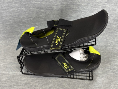 Jambu JBU Shore Watershoes Mens 11 Black Slip On No-Slip Neoprene