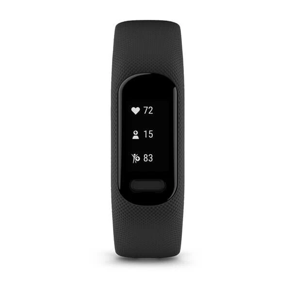Garmin vivosmart 5 Fitness Tracker - Black with Black Band in Large 010-02645-04 - Image 2 of 3