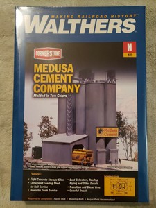 NEW Walthers Medusa Cement Company Kit N Scale FREE US SHIP