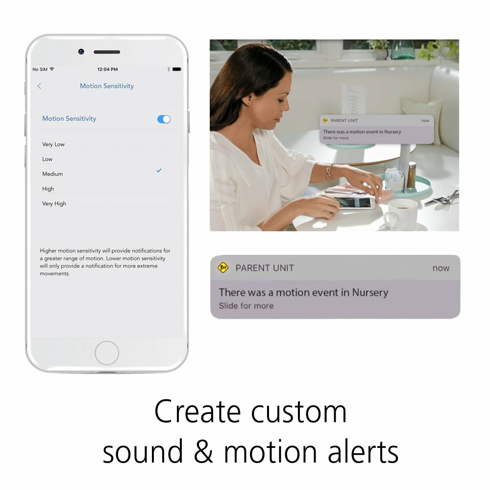 safety 1st hd wifi baby monitor with smart audio unit
