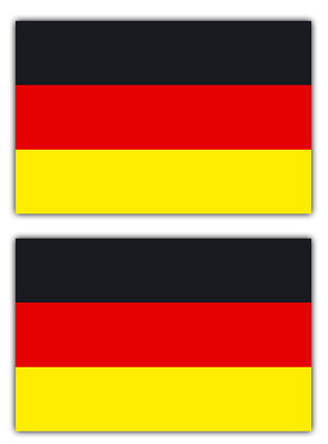 2x Aufkleber Sticker Deutschland BRD Flagge Fahne für Auto Motorrad etc. 5cm