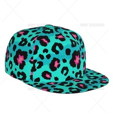 Retro Cheetah Leopard Animal Print Hip Hop Adjustable Snapback Baseball Cap Hat