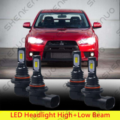 For Mitsubishi Lancer 2008-2013 2014 2015 High Power LED Headlight Bulbs CG 4PC