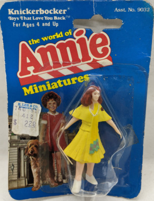 KNICKERBOCKER The World of Annie Miniature  #9032 VINTAGE 1982 MOC