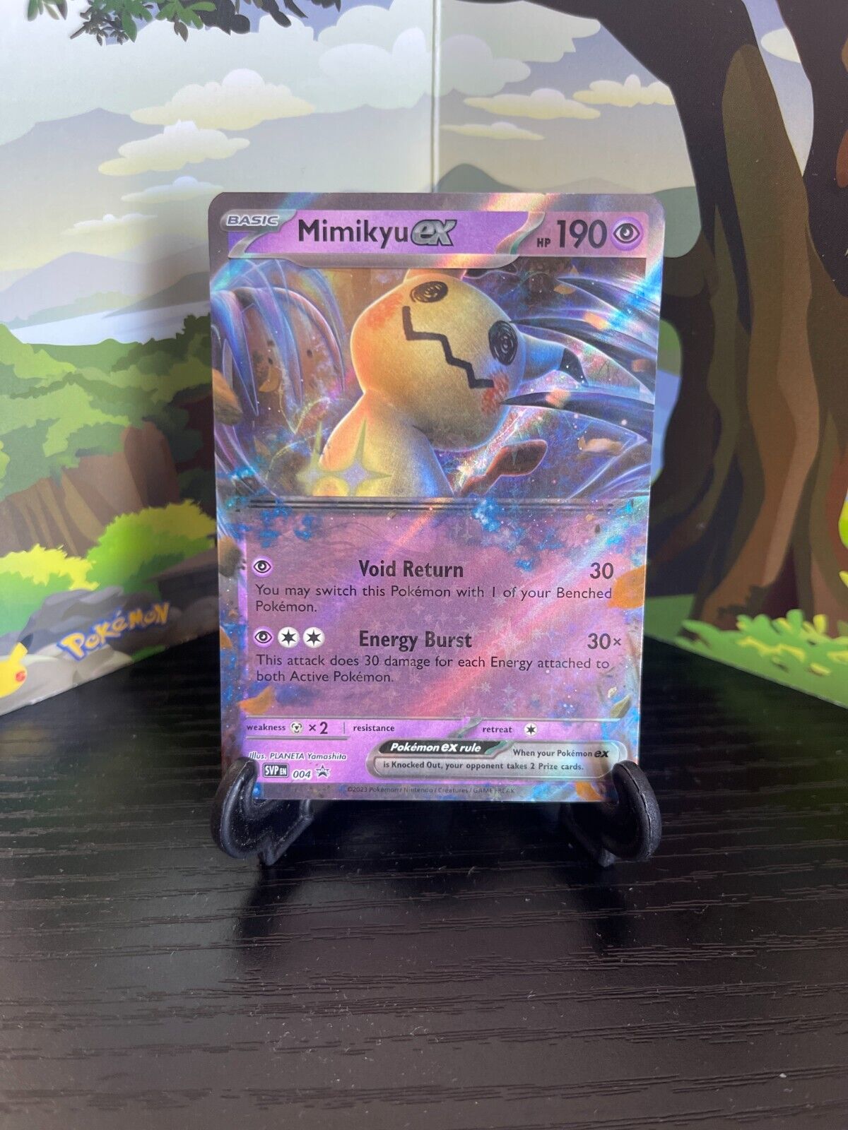 Mimikyu ex · Scarlet & Violet Promos (SVP) #004 ‹ PkmnCards