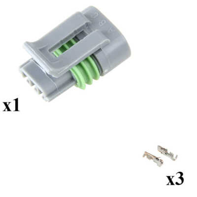 Kit Steckverbindermultilock Metri-Pack 150.2 mannlich 3 Wege Grau