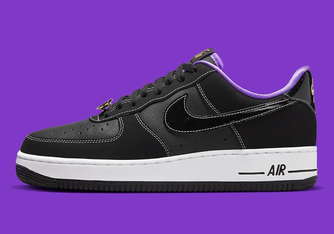 Nike Air Force 1 '07 LV8 World Champ Purple Black Sneakers