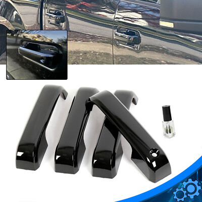 For 2015 2016 2017 2018 2019 2020 Ford F150 Gloss Black Door Handle Covers F-150