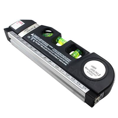 Multipurpose Laser Level Measuring Tape Aligner Metric Rulers. Brand New