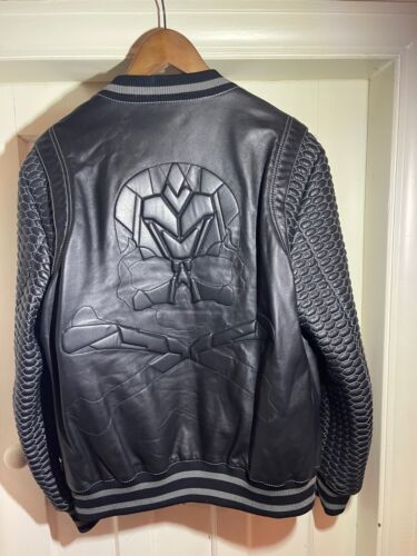 Philipp Plein Leather Jacket Mens XL Black - Picture 2 of 13
