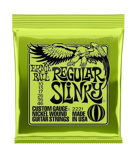 3/6 Pack Ernie Ball Electric Guitar Strings Slinky 2221 (10-46) 2223 (9-42) AU - Picture 2 of 8