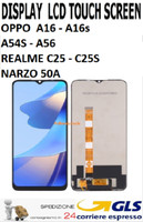Realme C25 - C25S - C25 S Display Touchscreen Glas Schwarz Gls