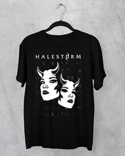 Halestorm rock band T-shirt black Short sleeve All sizes 2F121