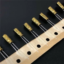 100pcs 33uF 50V 5x11mm Nichicon FW 50V33uF High Grade HiFi Audio Capacitor