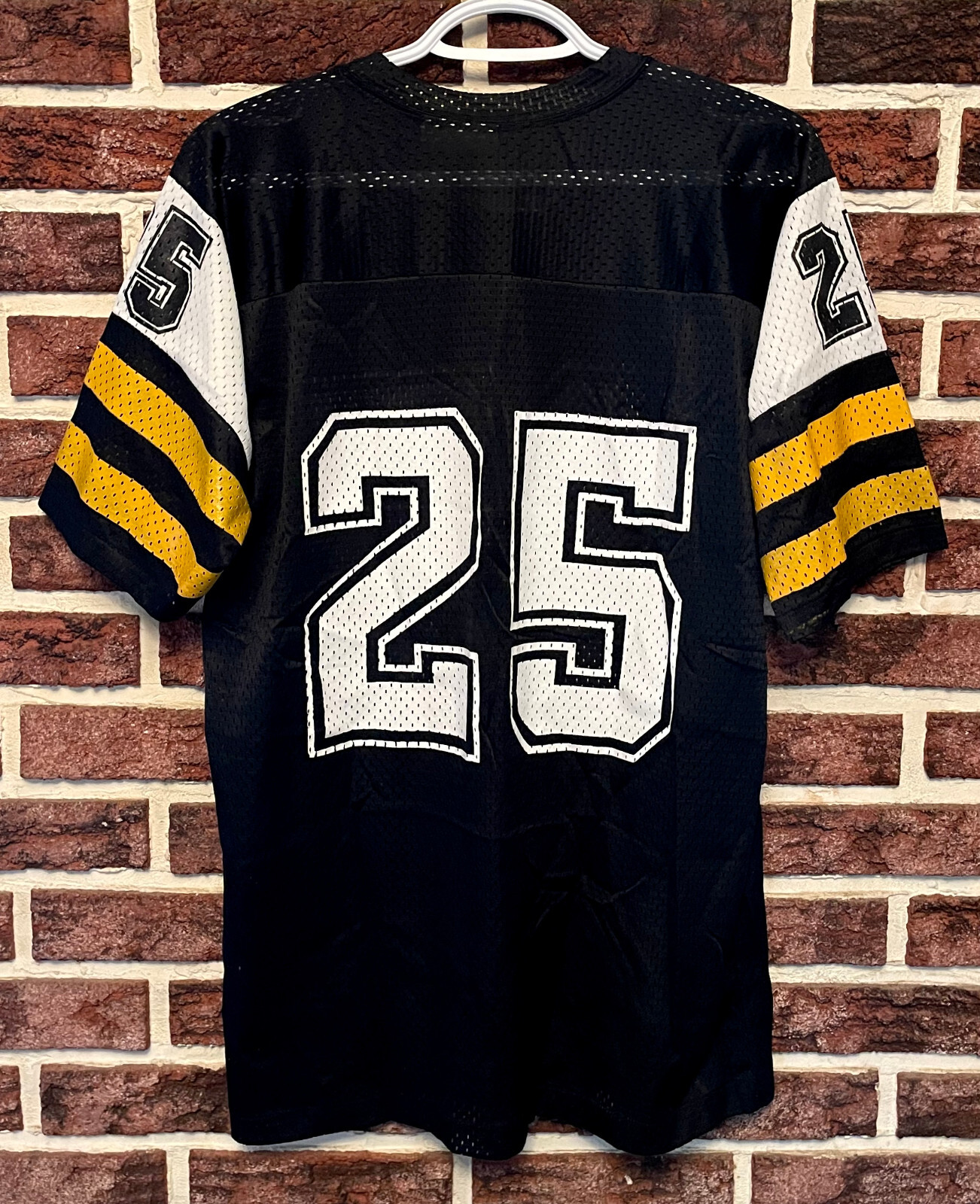 Ti Cat Vtg 80s HAMILTON TIGER-CATS Official CFL Jersey Mens L Athletic Knit Ti ...