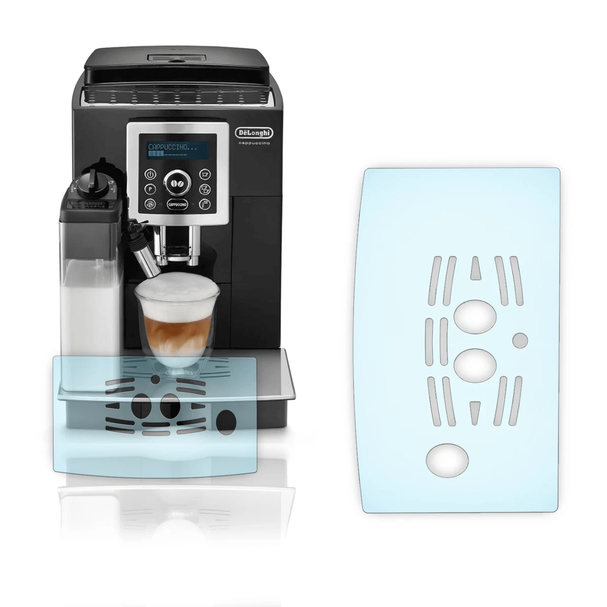 perfume Say shirt Drip Tray Protective Film Suitable for Delonghi Ecam 23.266-23.450 - 23.460 | eBay perfume Say shirt Drip Tray Protective Film Suitable for Delonghi Ecam 23.266-23.450 - 23.460 | eBay