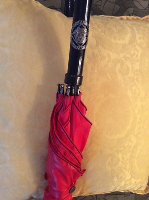 GIANNI VERSACE 雨長傘 GIANNI VERSACE - Large Red Unisex's Umbrella | eBay