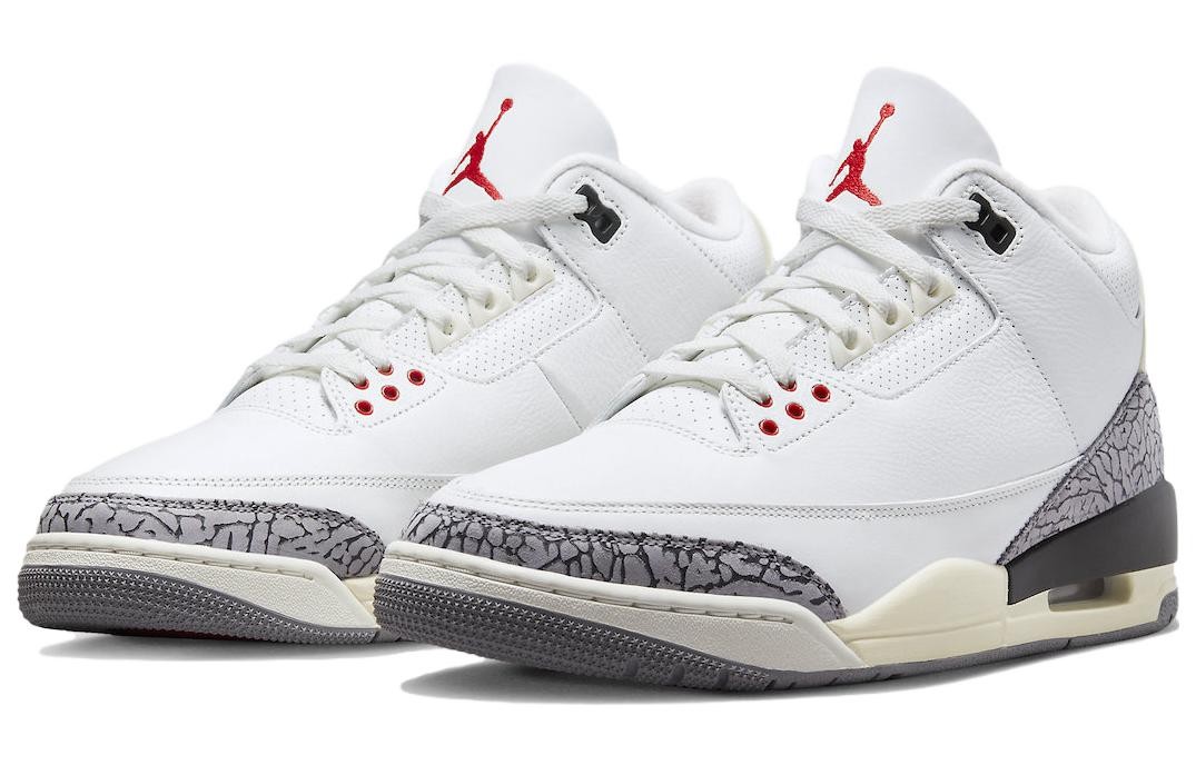 Size 7.5 - Jordan 3 Retro Mid White Cement Reimagined for sale