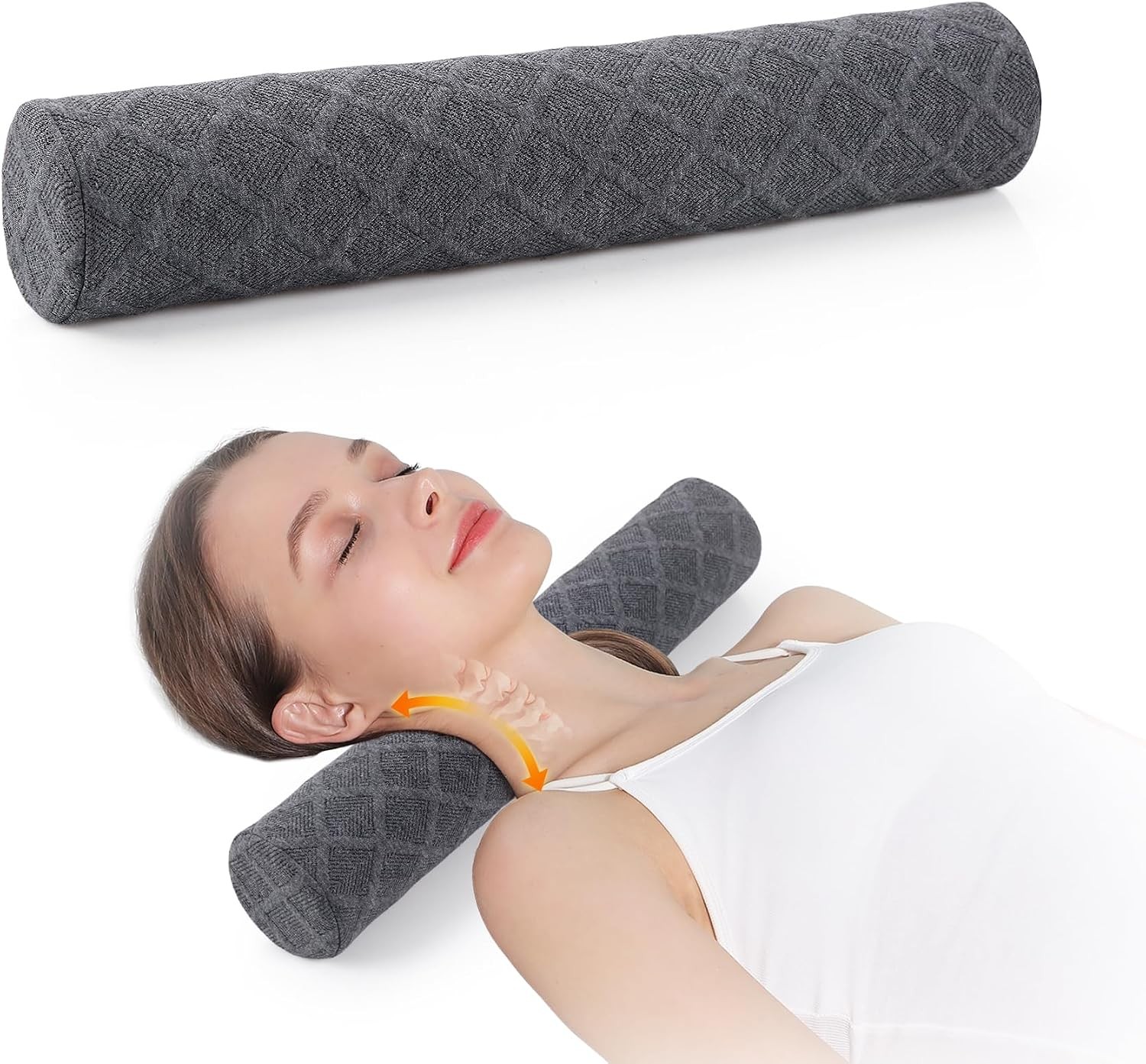 Cervical Neck Pillow, Roll Foam Pillows, Bolster Pillow, round Neck Pillows