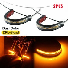 18 LED Motorcycle Motorbike Turn Singal Indicators Lamps Amber Lights 2x UK