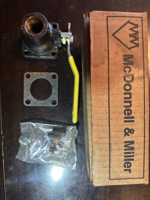 #ad McDonnell amp; Miller Pressure Blow Down Valve No. 14 brand new open box $39.00