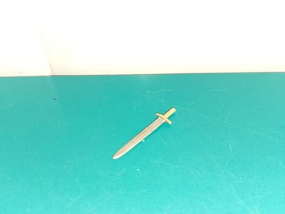 ANCIEN épée pour Figurine soldat plastique chevalier moyen âge viking elastolin - Photo 1/3