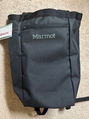Marmot Urban Hauler Medium Backpack Tote Travel Hiking Daily Bag Black 28L NEW