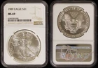 1989 Silver Eagle - NGC MS69